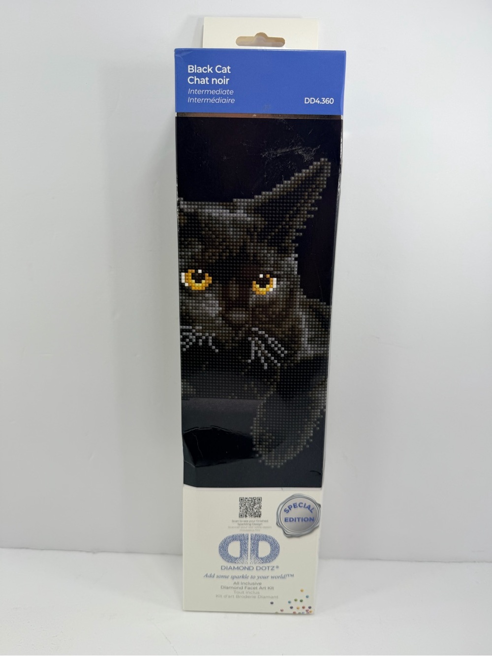 NIB Diamond Dotz Special Edition Black Cat Diamond Art Painting Kit Intermediate